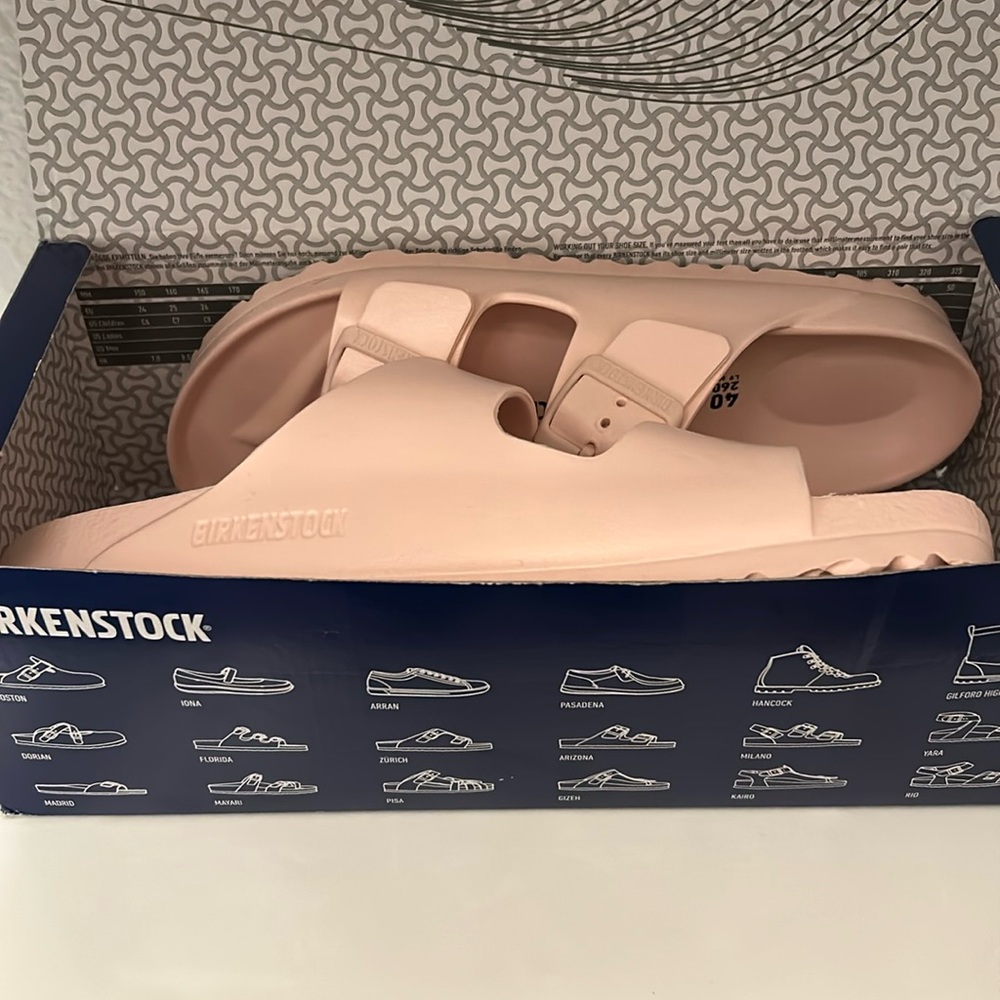Authentic brand new Birkenstock sandals never worn!